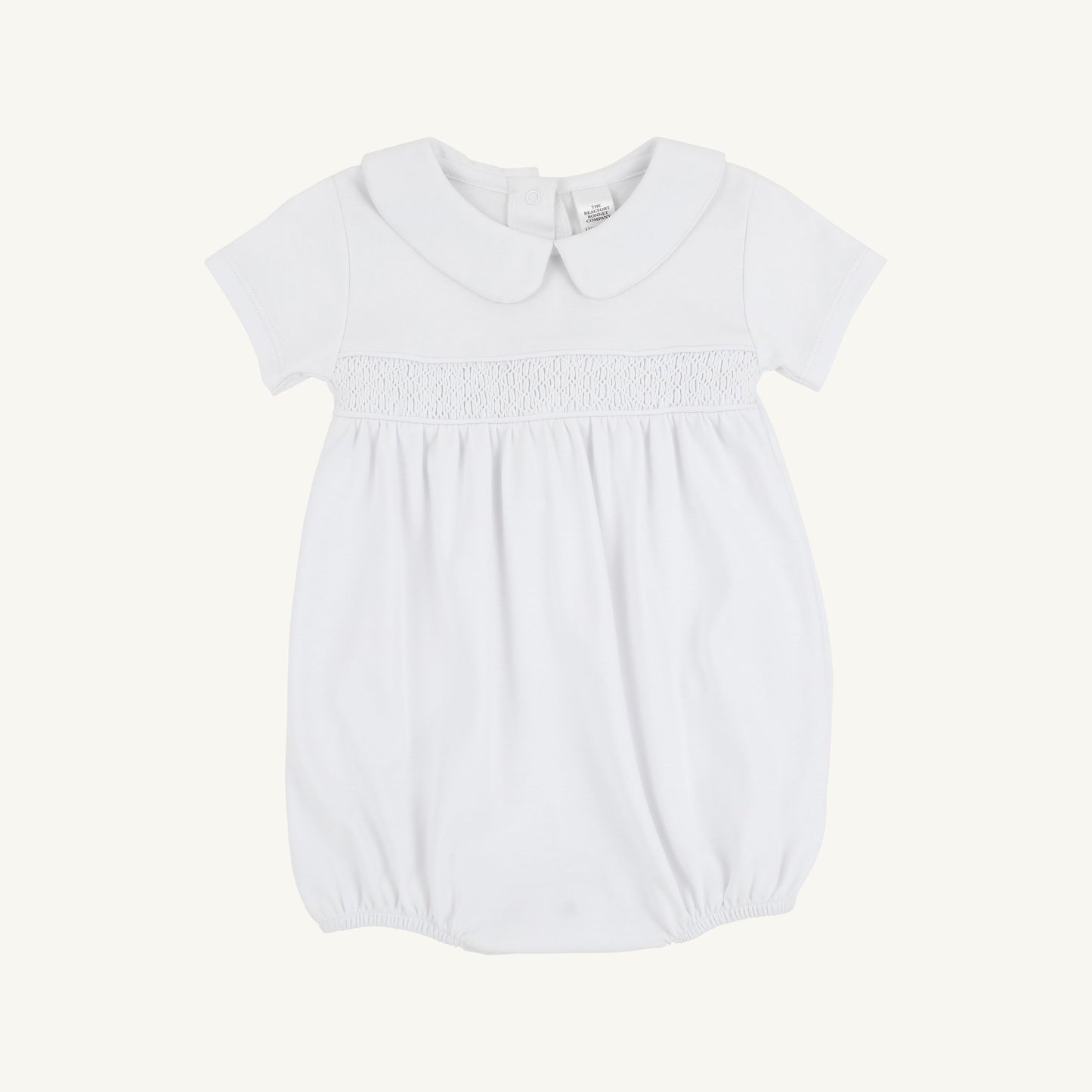 Beaufort Bonnet Short Sleeve Banbury Bubble - Worth Avenue White