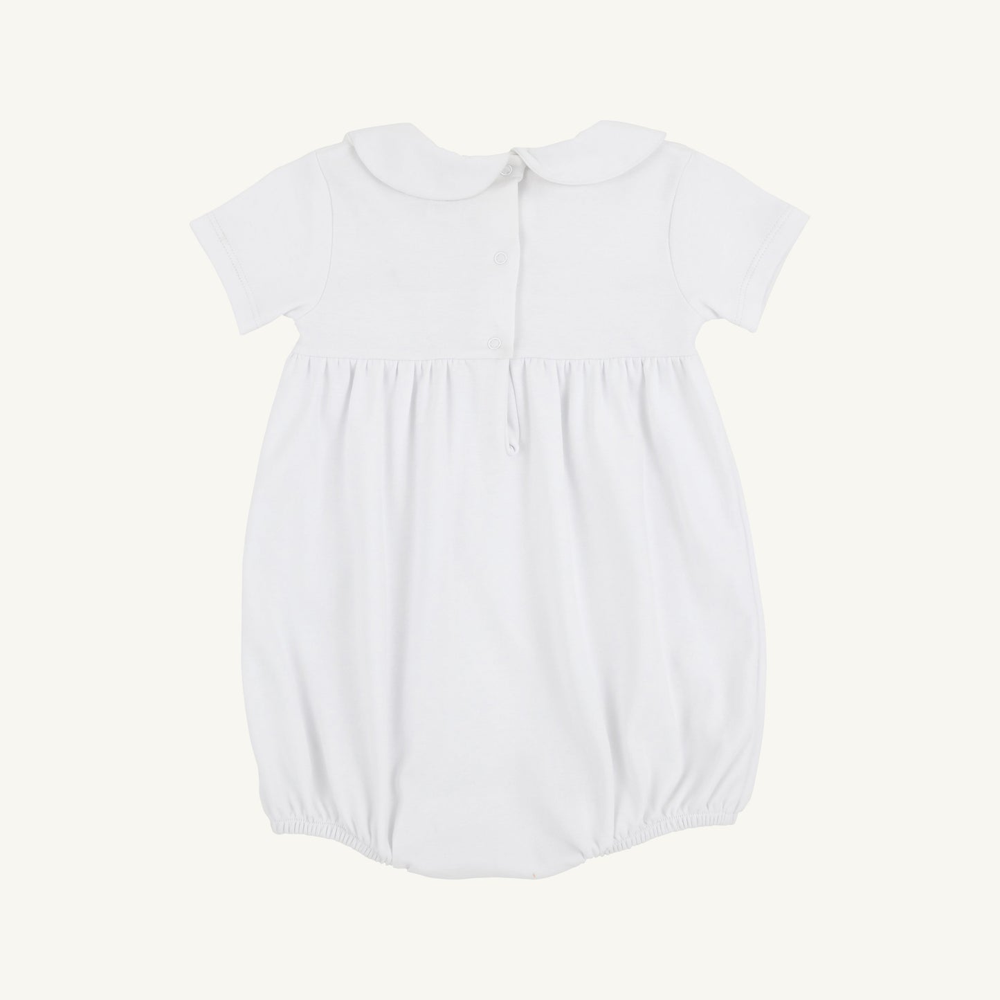 Beaufort Bonnet Short Sleeve Banbury Bubble - Worth Avenue White