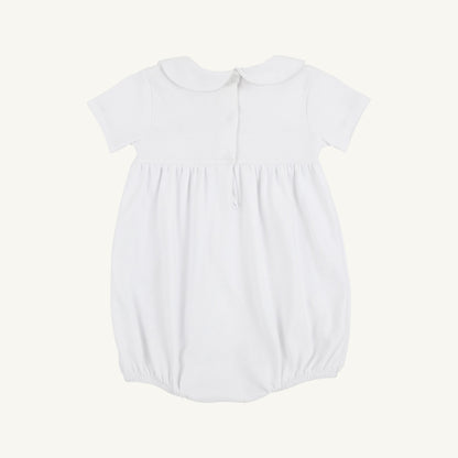 Beaufort Bonnet Short Sleeve Banbury Bubble - Worth Avenue White