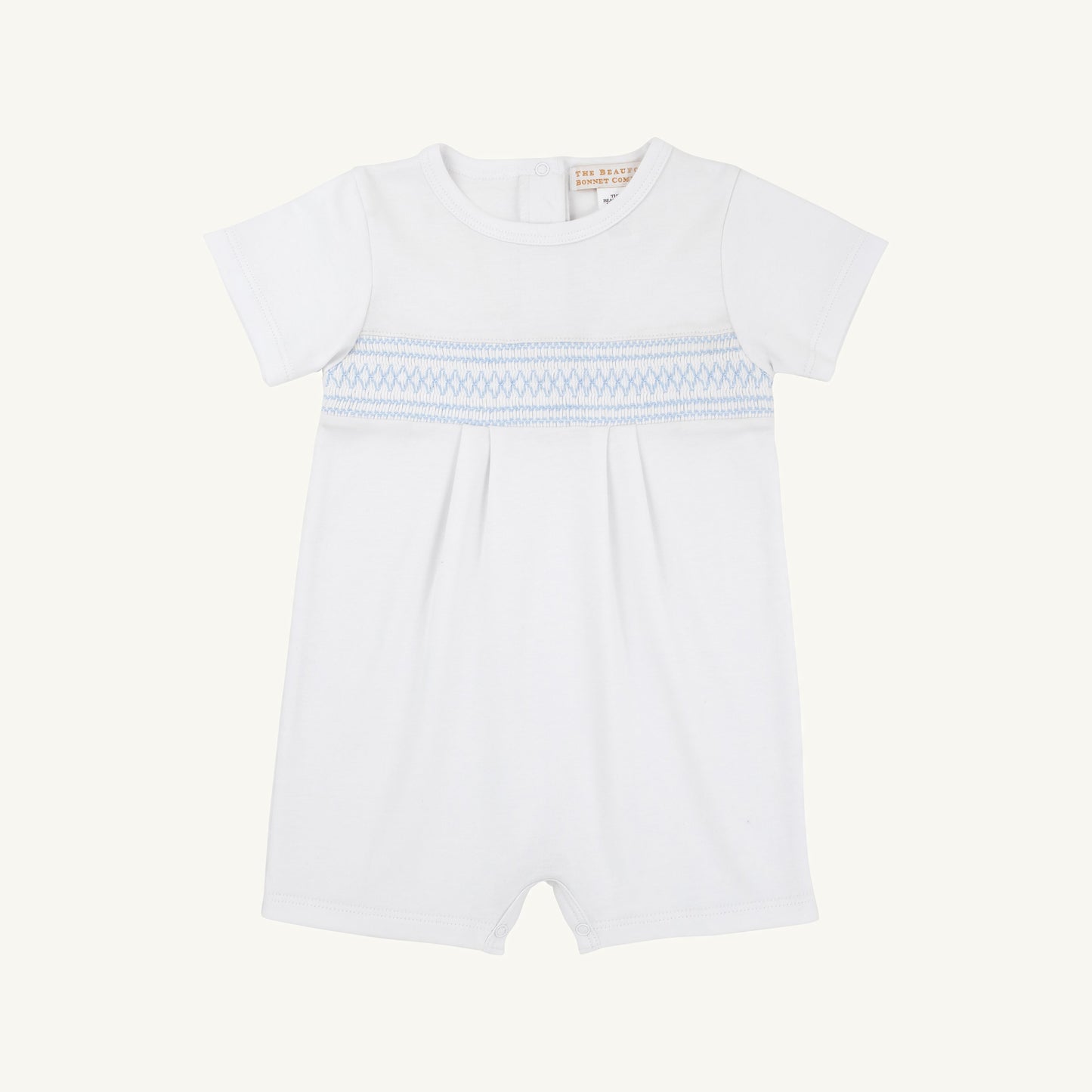 Beaufort Bonnet Sebastian Smocked Romper - Worth Avenue