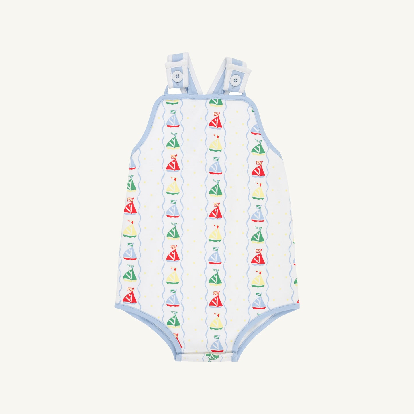 Beaufort Bonnet Skipper Sunsuit - Set Sail & Beale Street Blue
