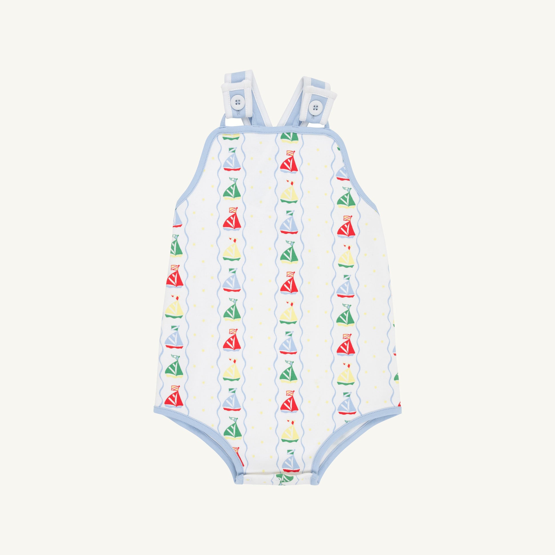 Beaufort Bonnet Skipper Sunsuit - Set Sail & Beale Street Blue