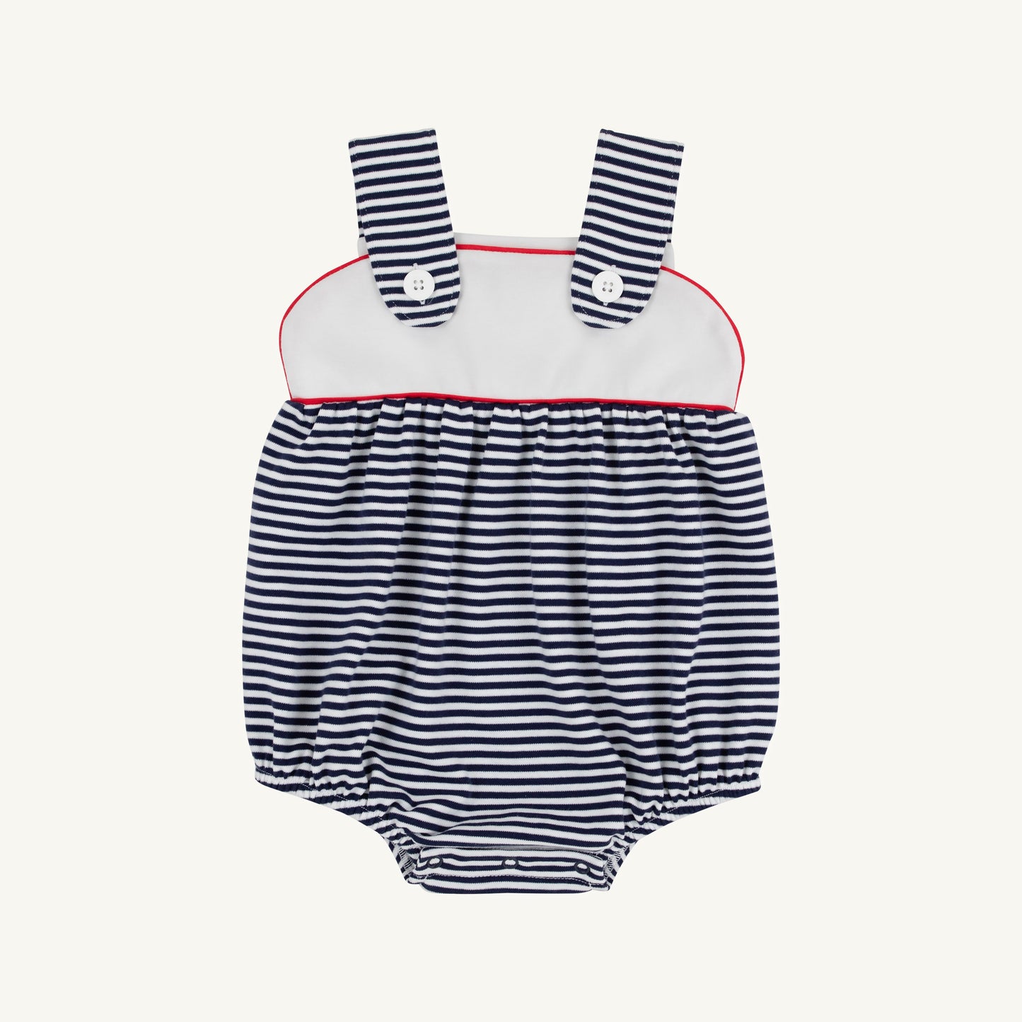 Beaufort Bonnet Bingham Bubble - Nantucket Navy Stripe