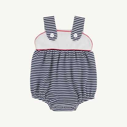 Beaufort Bonnet Bingham Bubble - Nantucket Navy Stripe