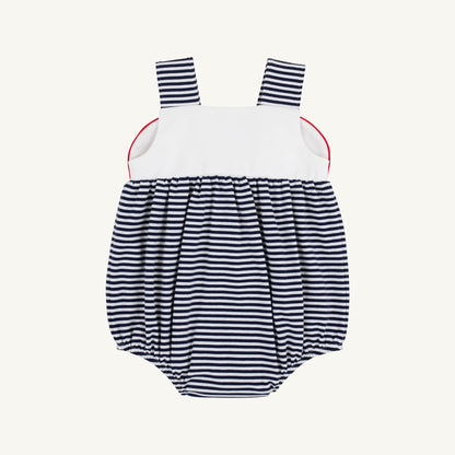 Beaufort Bonnet Bingham Bubble - Nantucket Navy Stripe