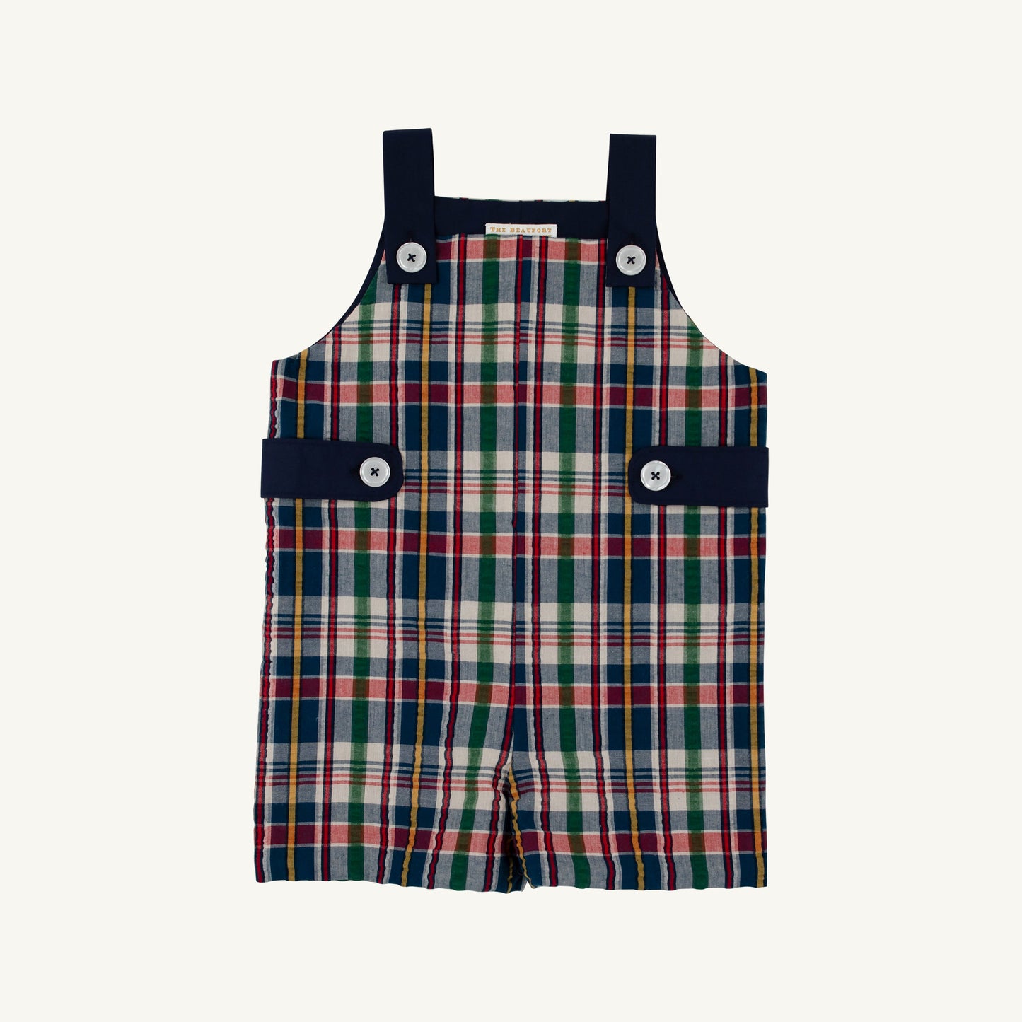 Beaufort Bonnet Teddy's Tab Jon Jon - Gramercy Park Plaid Seersucker