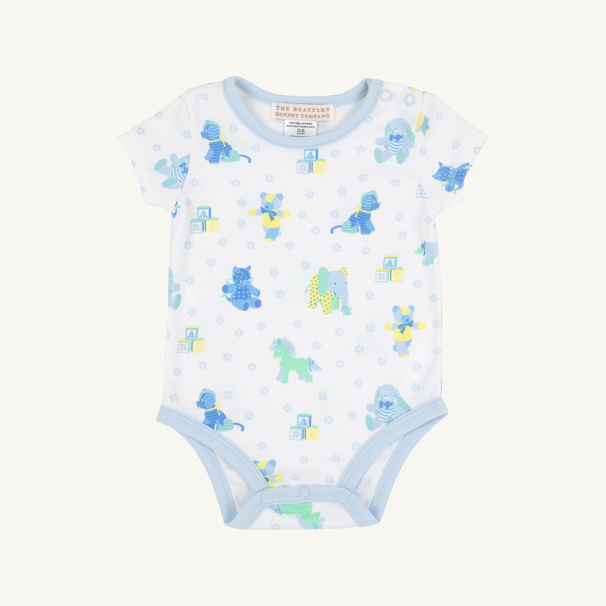 Beaufort Bonnet Walt Onesie - Cuddle Up Cutie (Buckhead Blue)