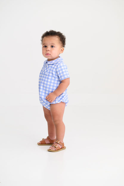 Beaufort Bonnet Benny Bubble - Park City Periwinkle Gingham