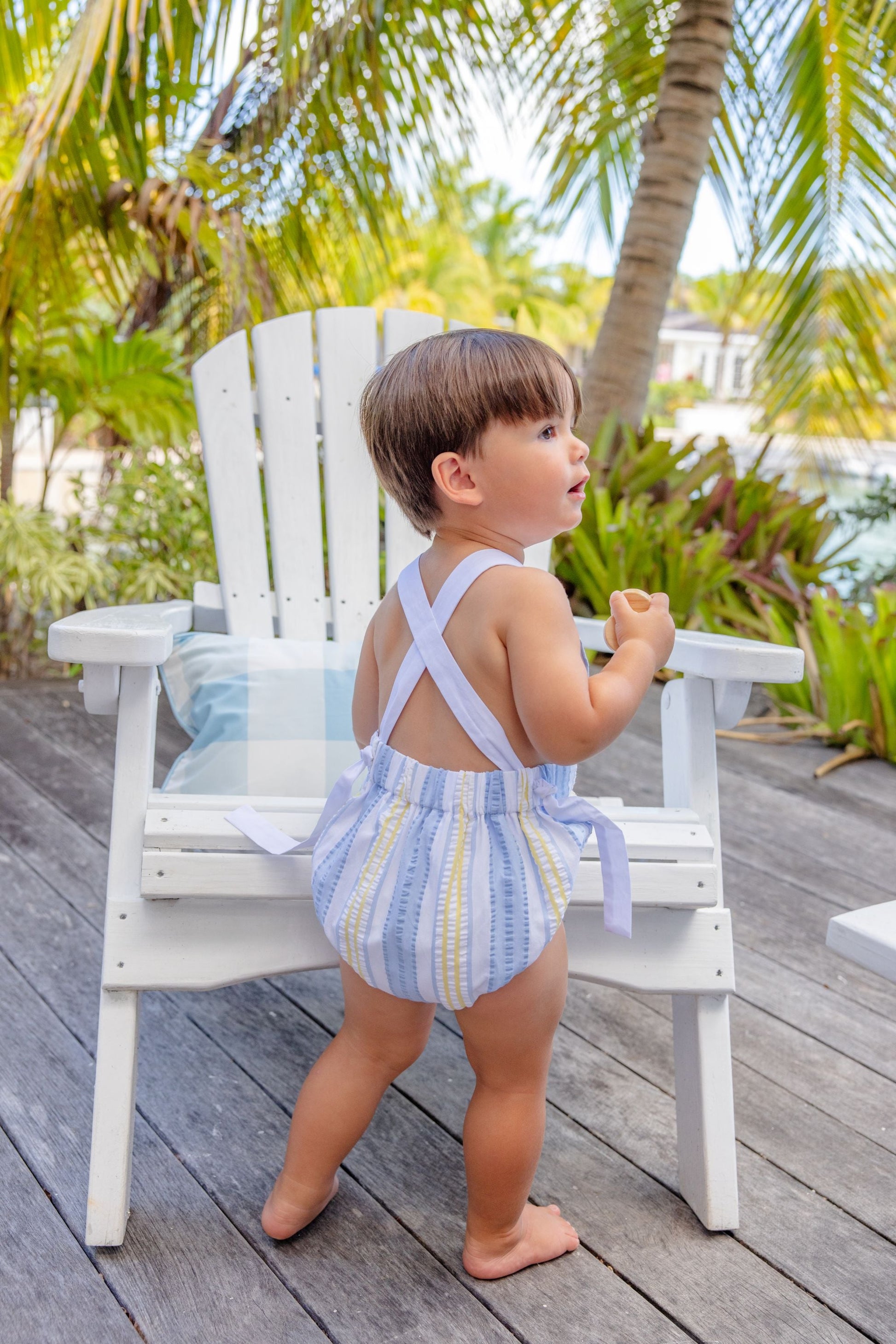 Beaufort Bonnet Sayre Sunsuit - Sobro Seersucker