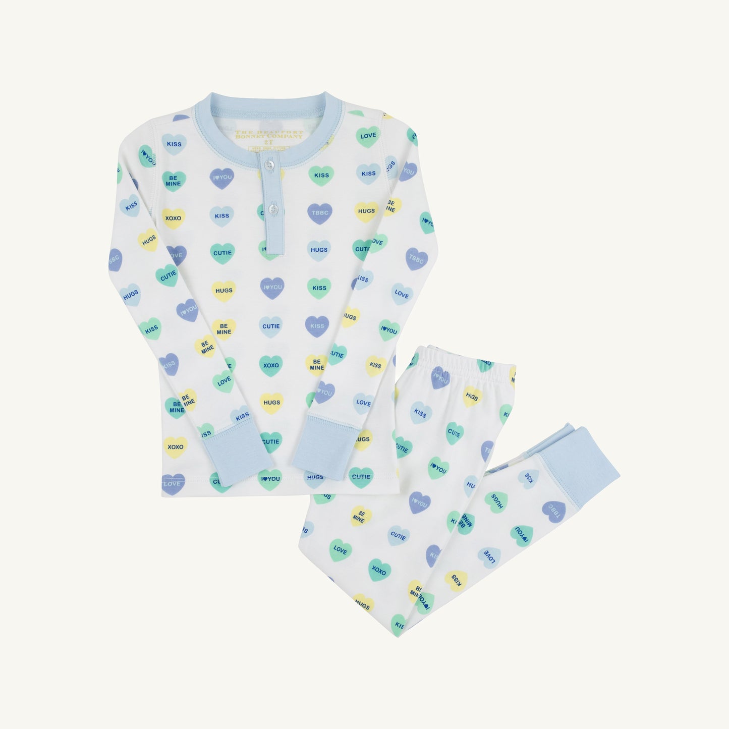 Beaufort Bonnet Sutton's Sweet Dream Set - We Heart You (Buckhead Blue)