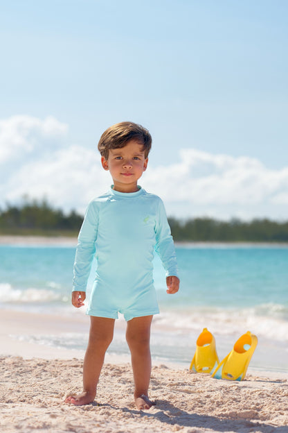 Beaufort Bonnet Price Pool Romper - Edisto Egg Blue