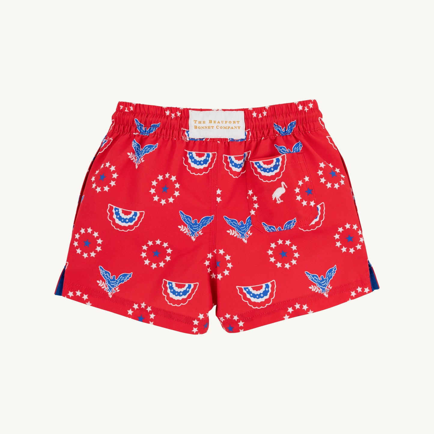 Beaufort Bonnet Tortola Trunks - Star Spangled Swag & Worth Avenue White