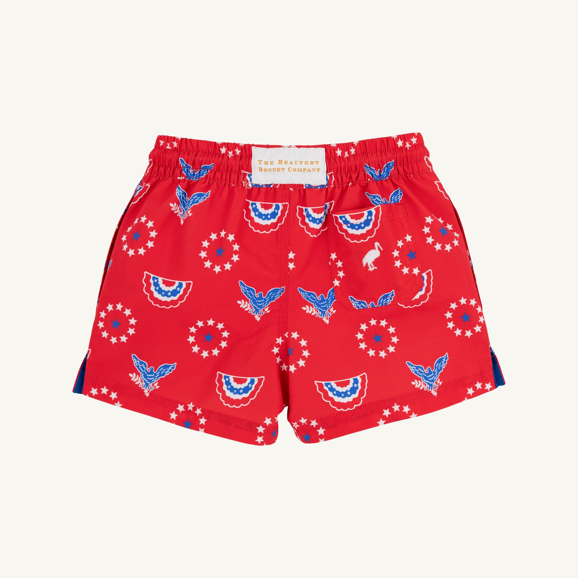 Beaufort Bonnet Tortola Trunks - Star Spangled Swag & Worth Avenue White