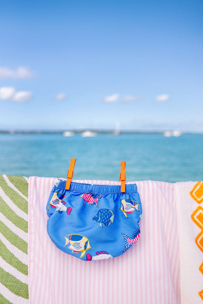 Beaufort Bonnet Beach Bum Cover - Here Fishy Fishy