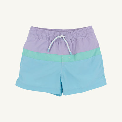 Beaufort Bonnet Country Club Colorblock Trunks - Lauderdale Lavender