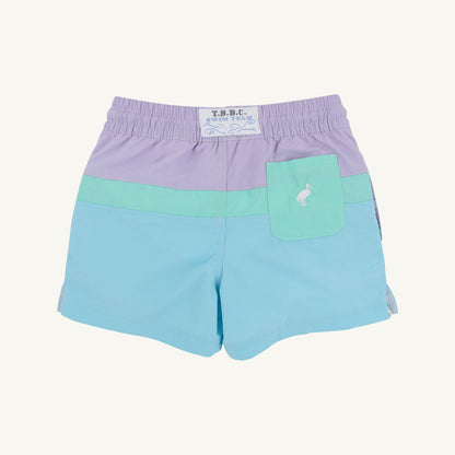Beaufort Bonnet Country Club Colorblock Trunks - Lauderdale Lavender