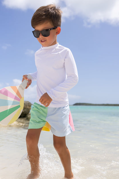 Beaufort Bonnet Country Club Colorblock Trunks - Grace Bay Green, Buckhead B
