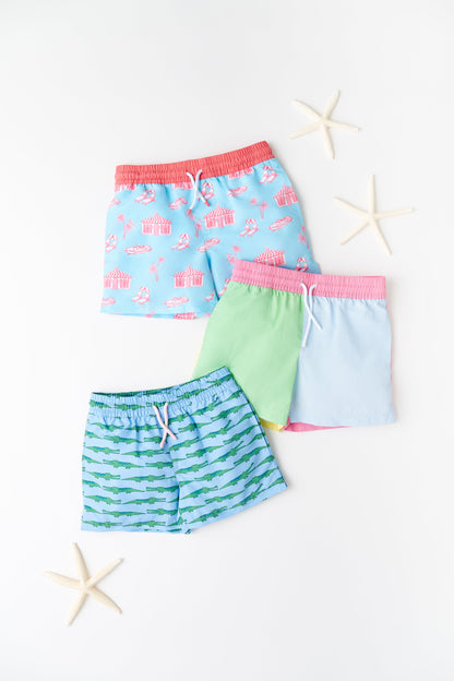 Beaufort Bonnet Tortola Trunks - Parrot Cay Canopy & Parrot Cay Coral