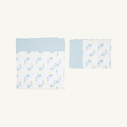Beaufort Bonnet Sleep Tight Sheet Set - Sir Proper Stork & Buckhead Blue