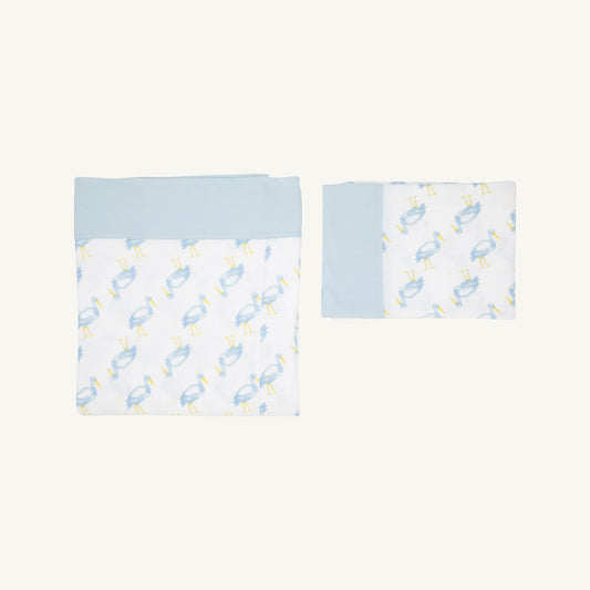 Beaufort Bonnet Sleep Tight Sheet Set - Sir Proper Stork & Buckhead Blue