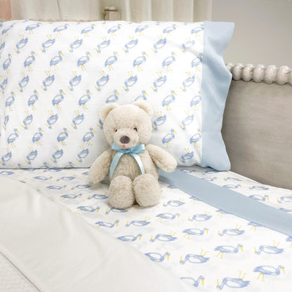 Beaufort Bonnet Sleep Tight Sheet Set - Sir Proper Stork & Buckhead Blue