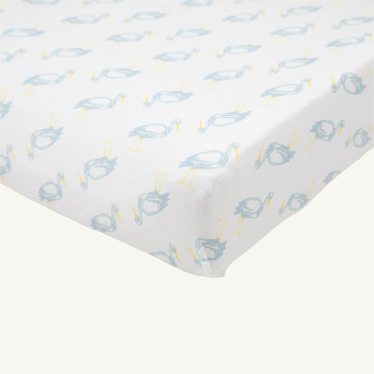 Beaufort Bonnet Cheeky Changing Pad Cover - Sir Proper Stork