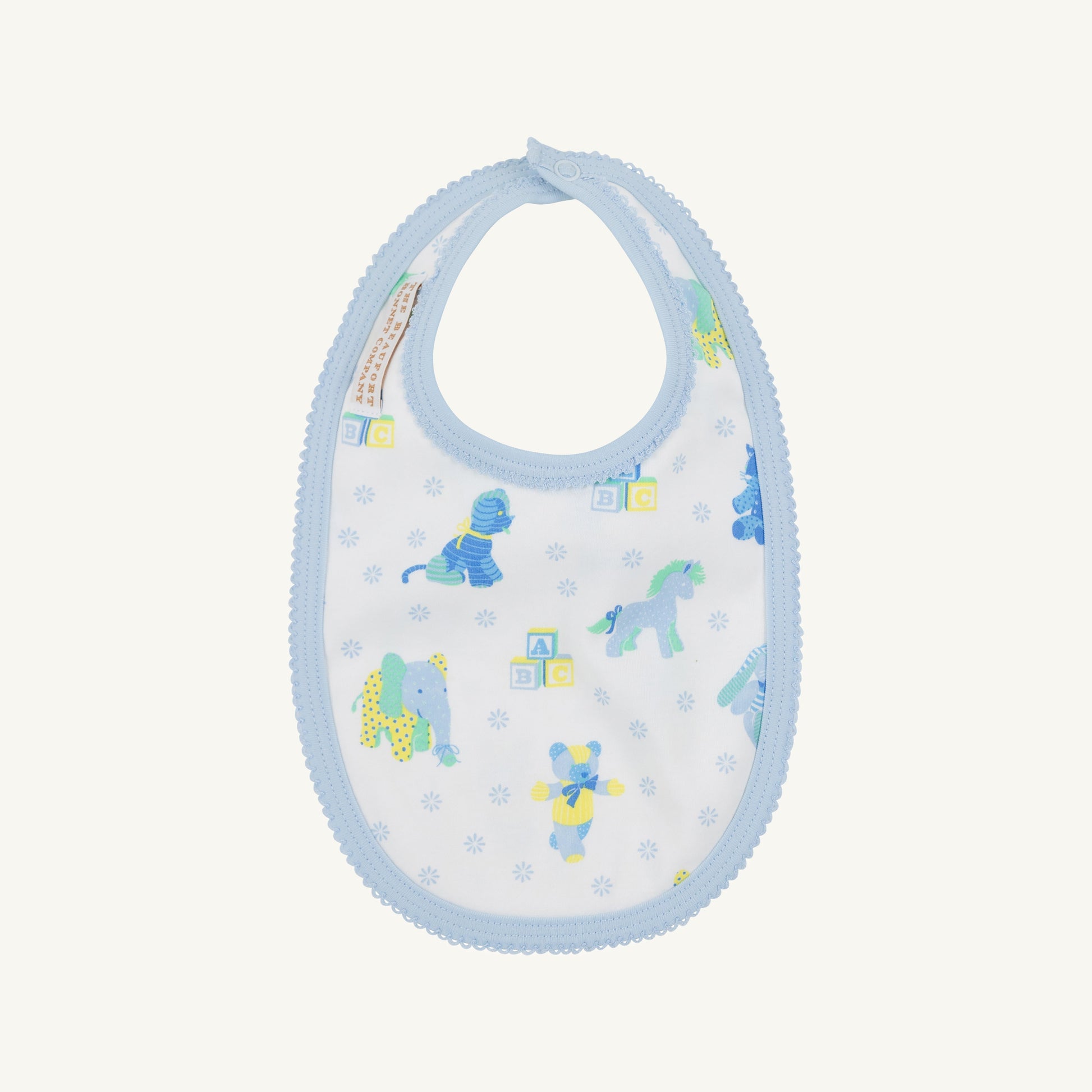 Beaufort Bonnet Bib - Cuddle Up Cutie (Buckhead Blue) & Buckhead Blue