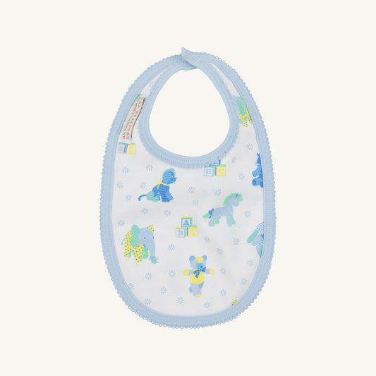 Beaufort Bonnet Bib - Cuddle Up Cutie (Buckhead Blue) & Buckhead Blue