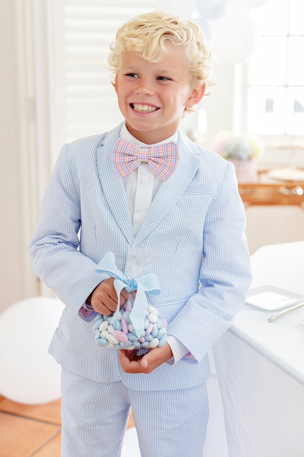 Beaufort Bonnet Baylor Bowtie - Woodstock Park Plaid