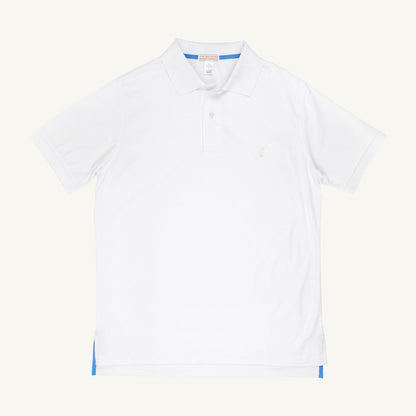 Beaufort Bonnet Croquet Party Polo - Worth Avenue White with Multicolor Stork