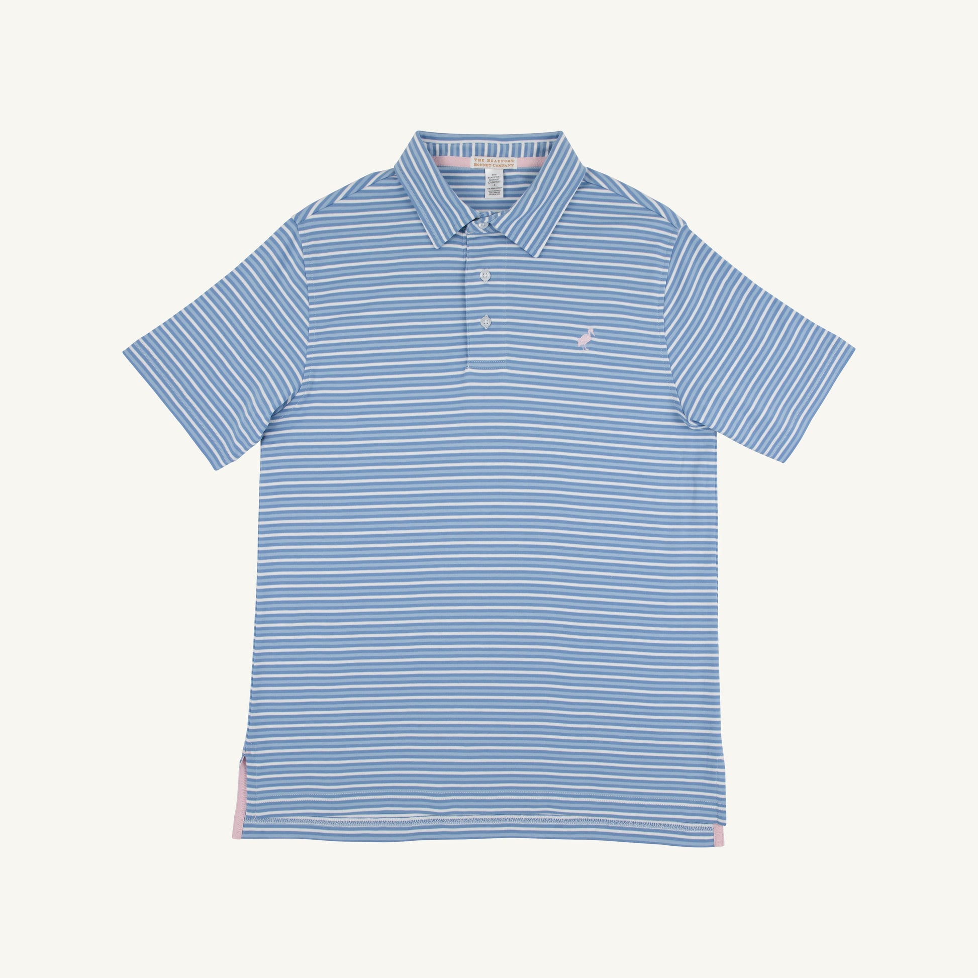 Beaufort Bonnet Croquet Party Polo - Sumner County Stripe (Sunrise Blvd. Blu