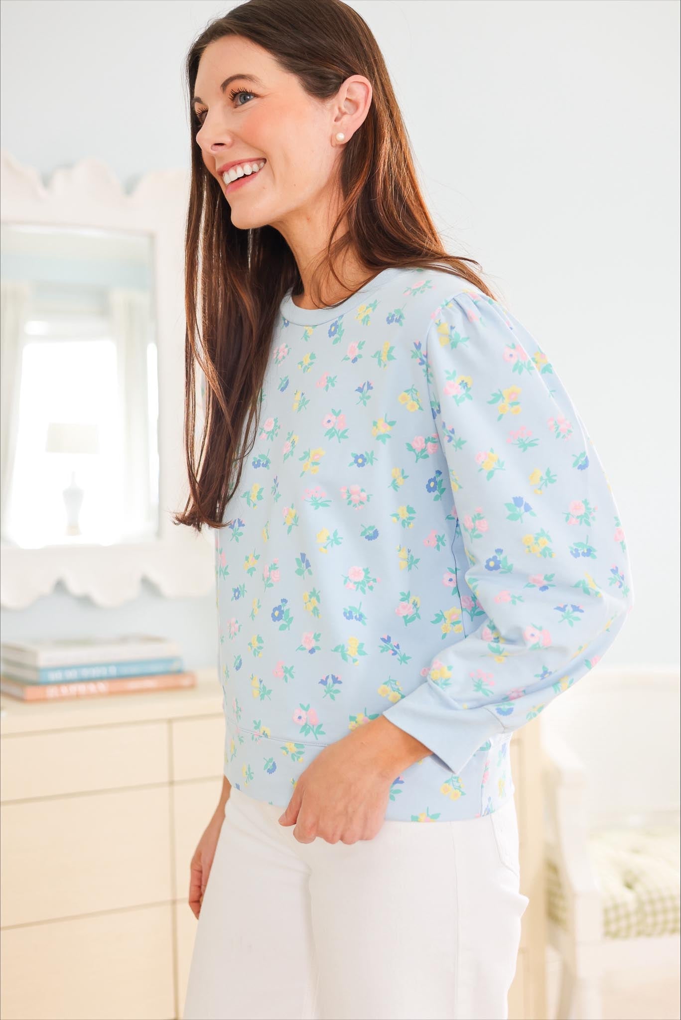 Beaufort Bonnet Women's Is it Saturday Sweatshirt - Little London Flowers