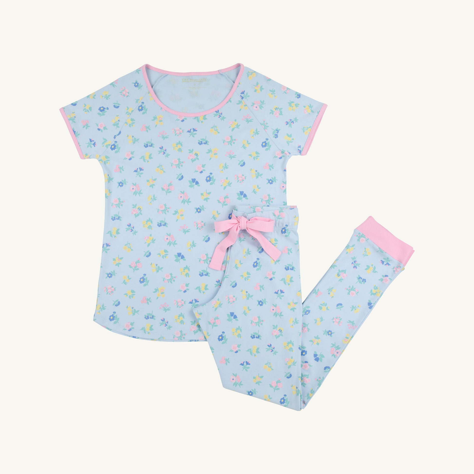 Beaufort Bonnet Stay in Bed Set - Little London Flowers & Pier Party Pink
