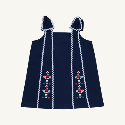 Beaufort Bonnet Donna Dress - Nantucket Navy & Beale Street Blue & Flowers