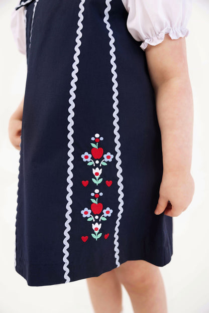 Beaufort Bonnet Donna Dress - Nantucket Navy & Beale Street Blue & Flowers