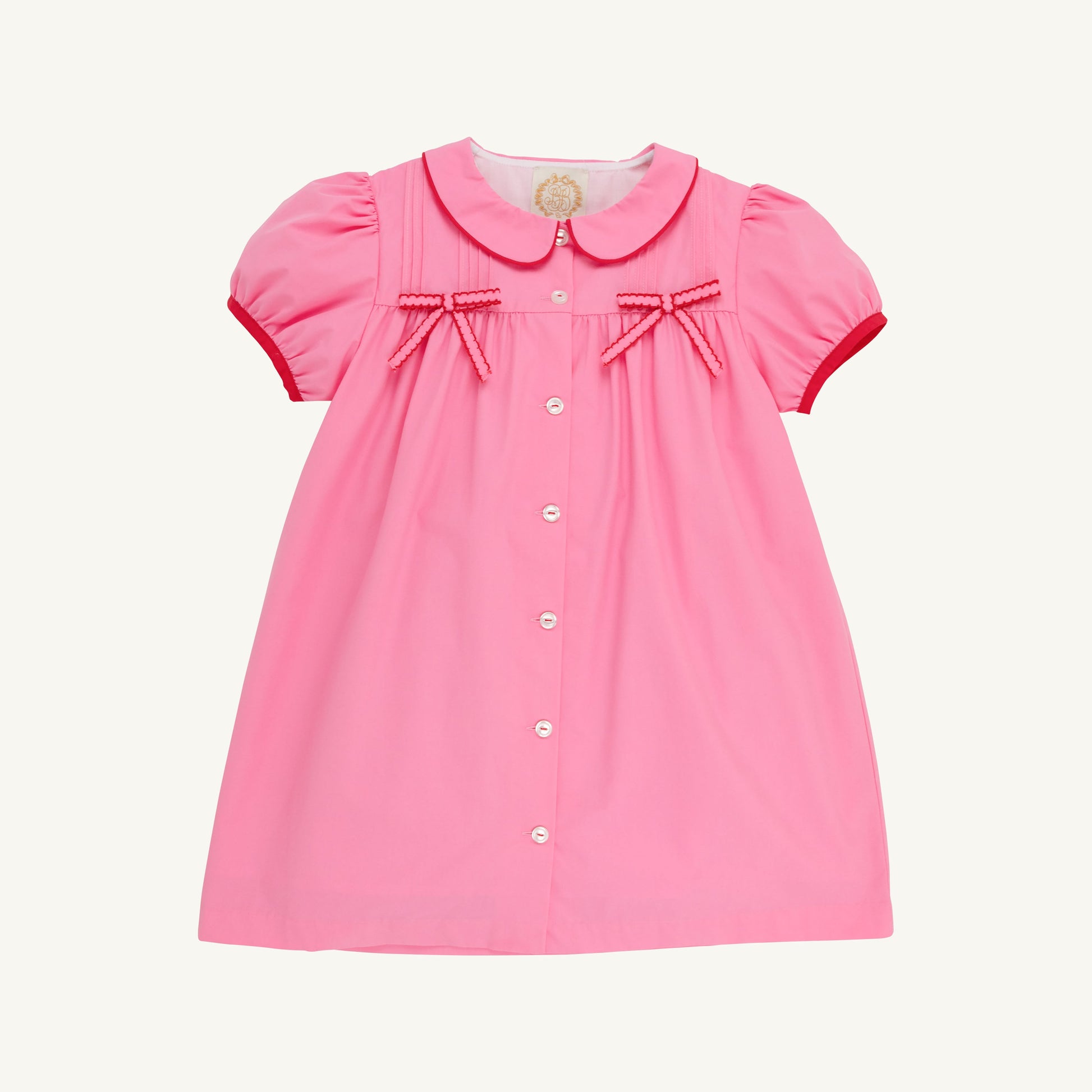 Beaufort Bonnet Tabitha's Teacher's Pet Dress - Hamptons Hot Pink & Red