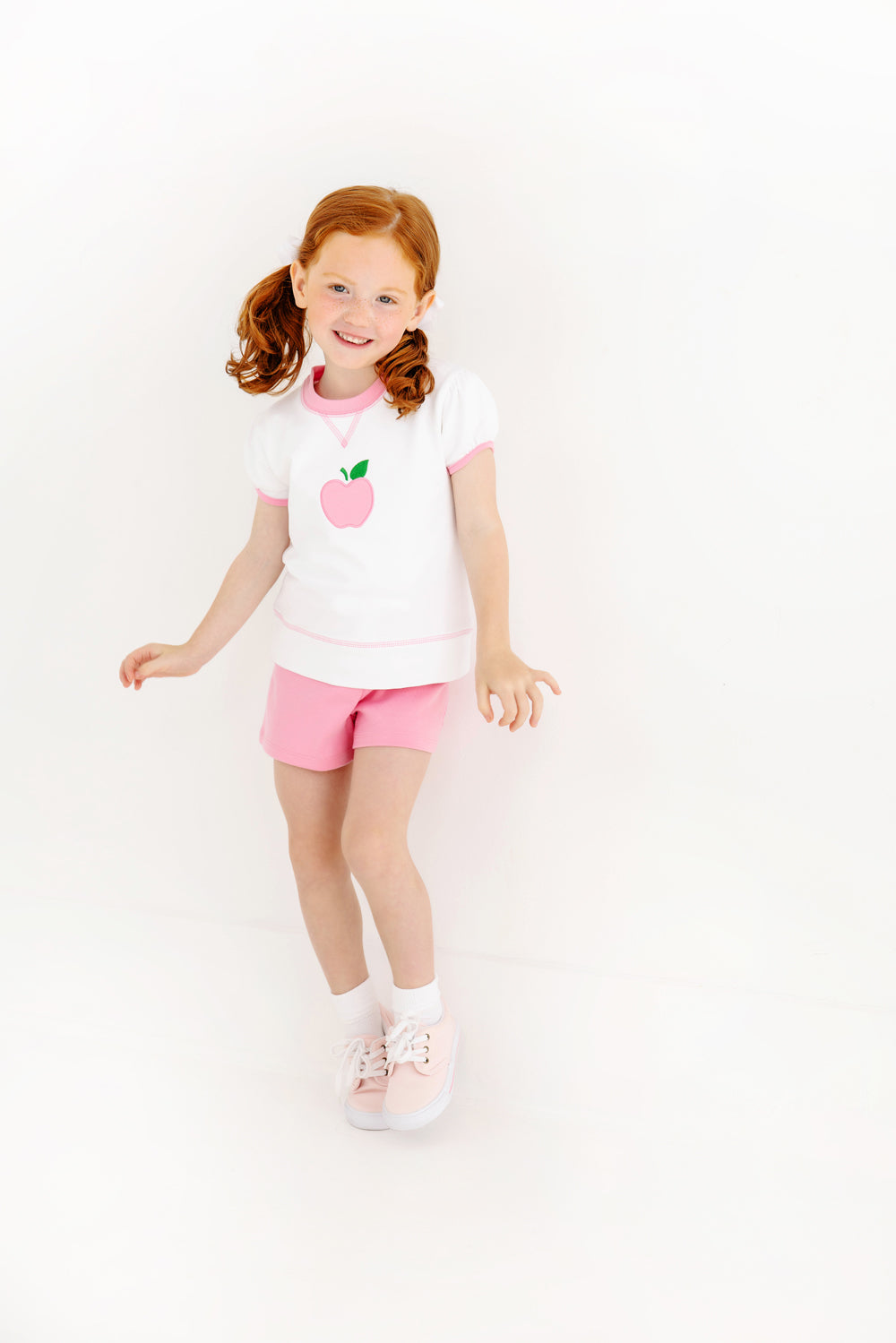 Beaufort Bonnet Shipley Shorts - Hamptons Hot Pink with Worth Avenue White