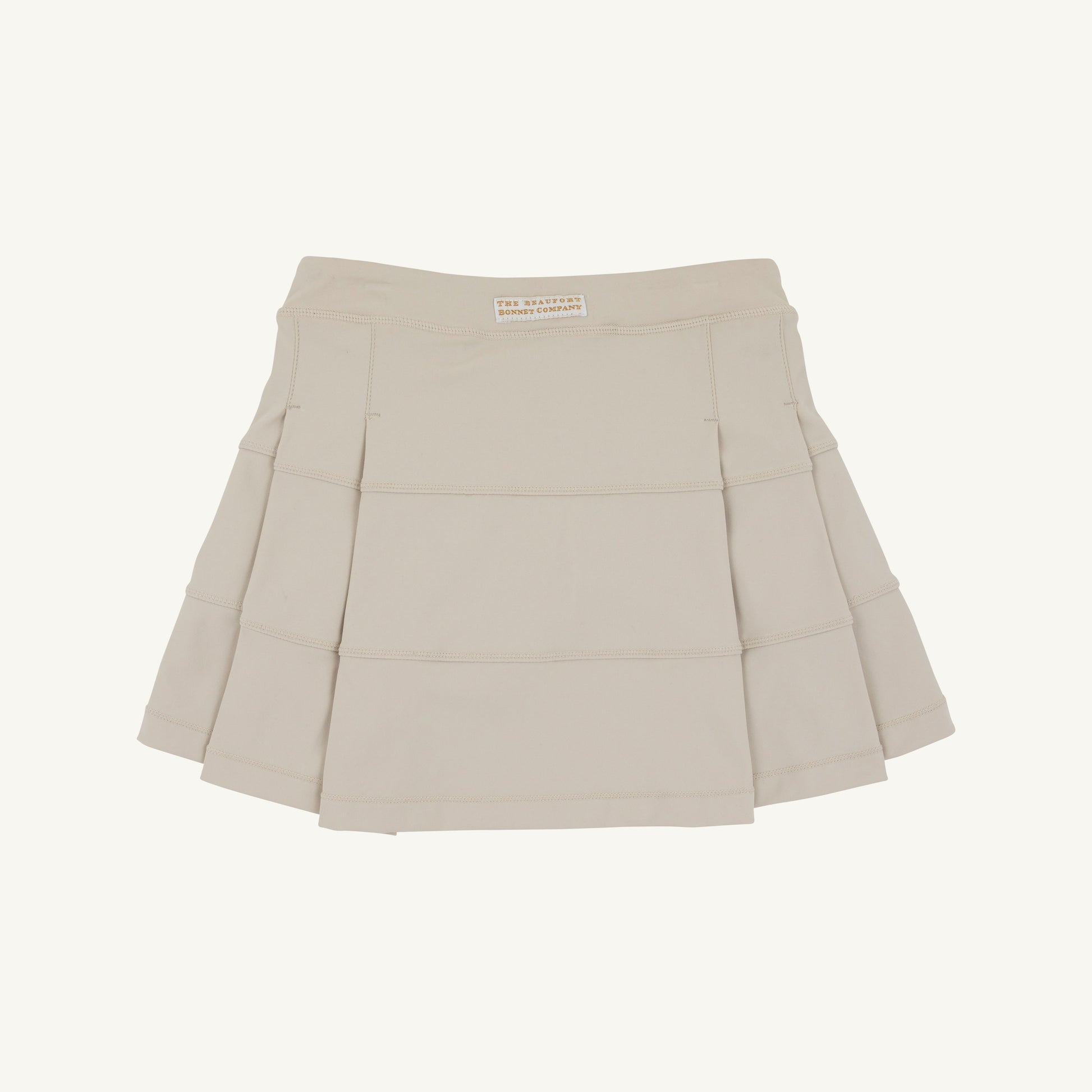 Beaufort Bonnet Prepletic™ Prep School Skort - Keeneland Khaki & Pearl Stork