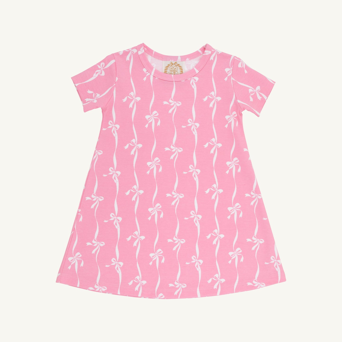 Beaufort Bonnet Polly Play Dress - Bell Court Bows (Hamptons Hot Pink)