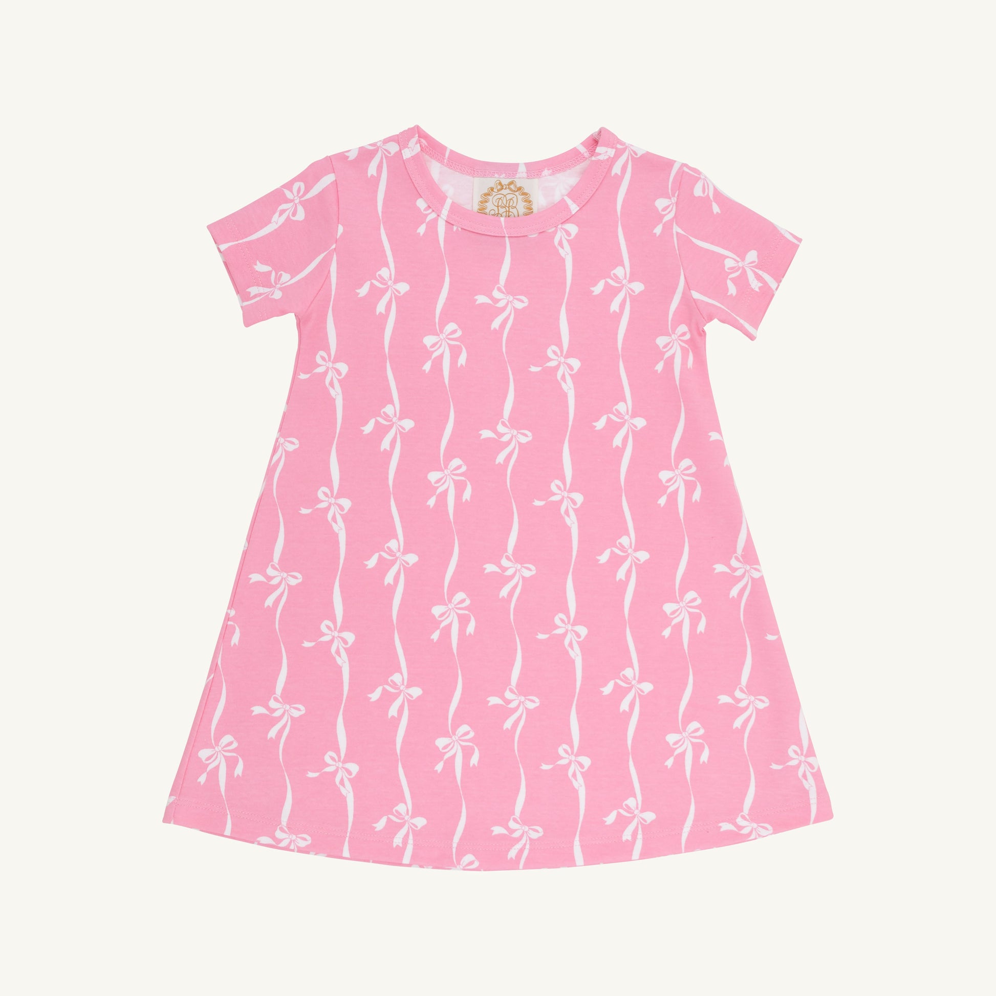 Beaufort Bonnet Polly Play Dress - Bell Court Bows (Hamptons Hot Pink)