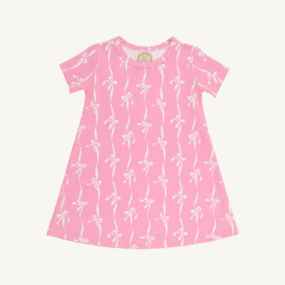 Beaufort Bonnet Polly Play Dress - Bell Court Bows (Hamptons Hot Pink)