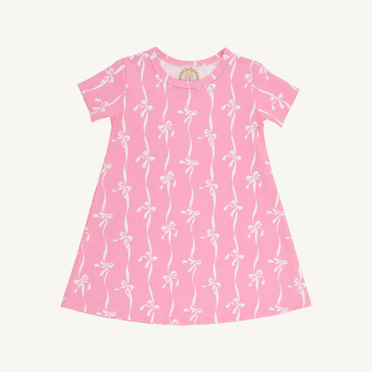 Beaufort Bonnet Polly Play Dress - Bell Court Bows (Hamptons Hot Pink)