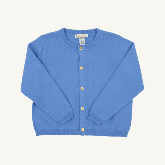 Beaufort Bonnet Cambridge Cardigan - Barbados Blue with Gold Buttons