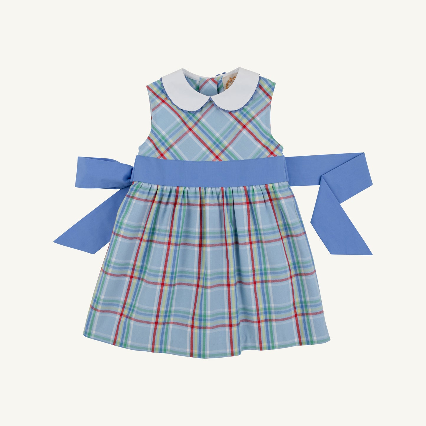 Beaufort Bonnet Sleeveless Cindy Lou Sash Dress - Kensington Court Plaid