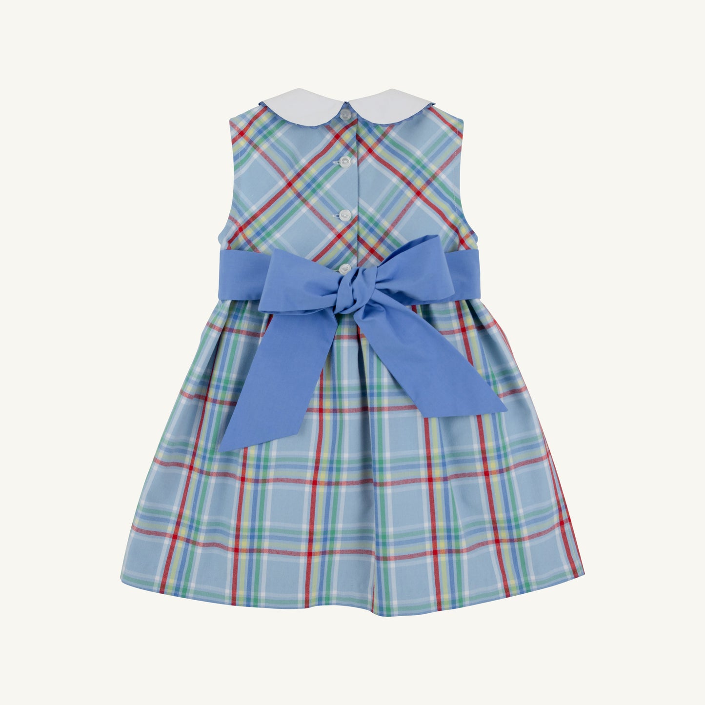 Beaufort Bonnet Sleeveless Cindy Lou Sash Dress - Kensington Court Plaid