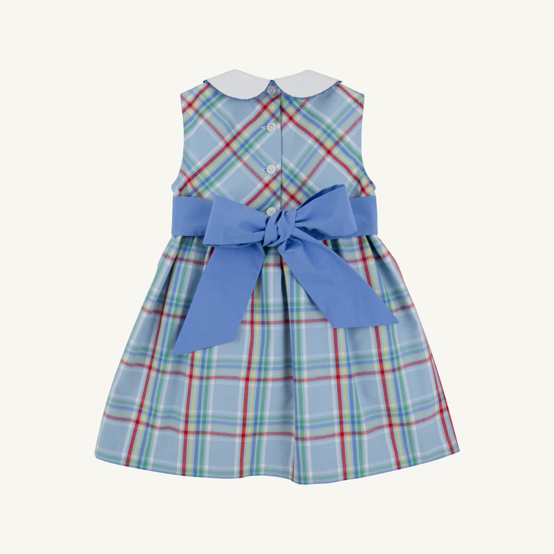 Beaufort Bonnet Sleeveless Cindy Lou Sash Dress - Kensington Court Plaid