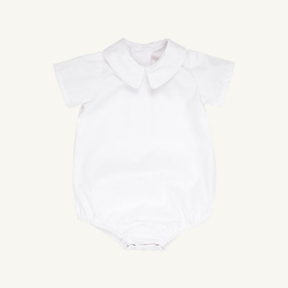 Beaufort Bonnet Peter Pan Collar Shirt & Onesie (Short Sleeve Woven) - Worth Avenue Wh