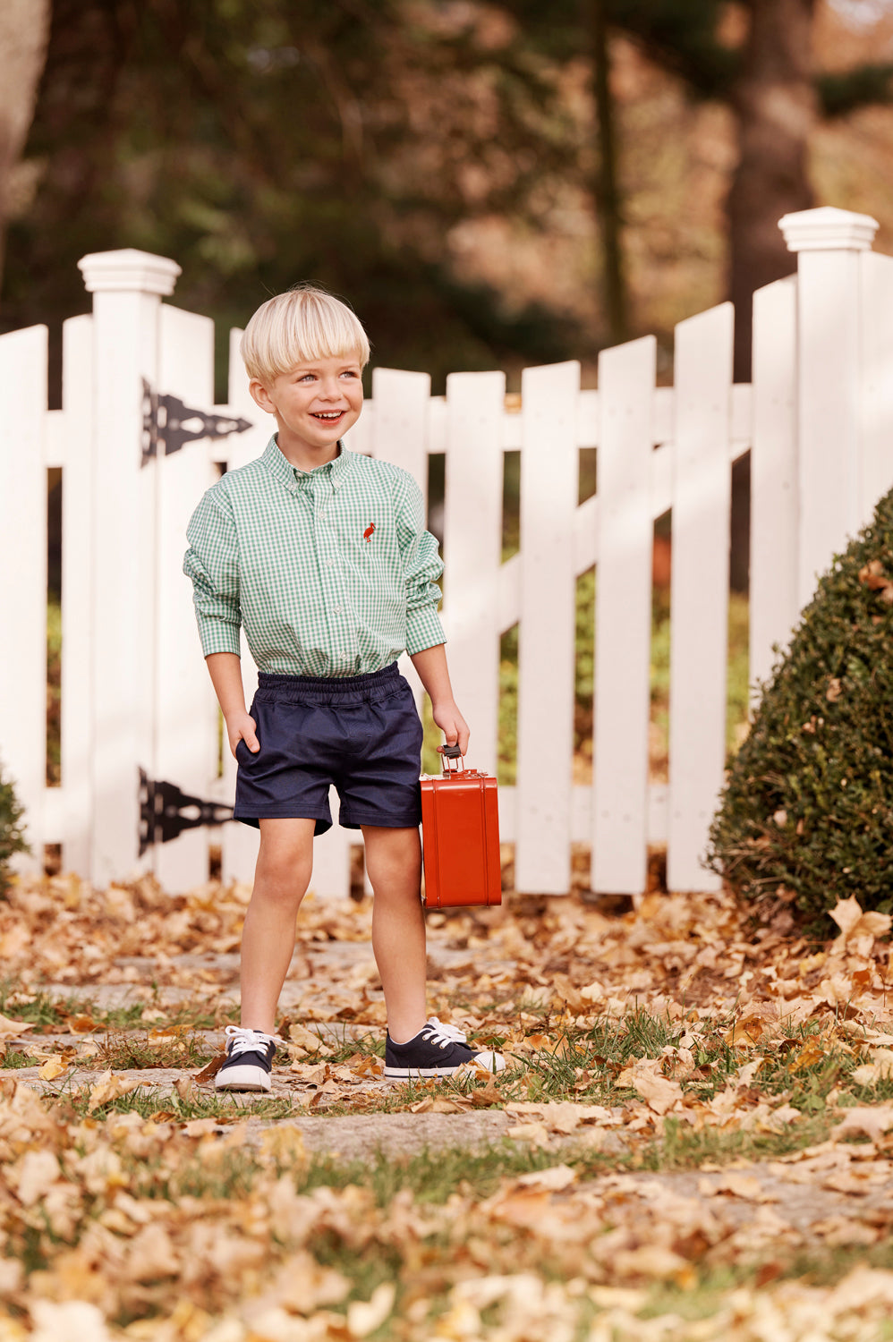 Beaufort Bonnet Sheffield Shorts - Nantucket Navy with Keeneland Khaki Stork