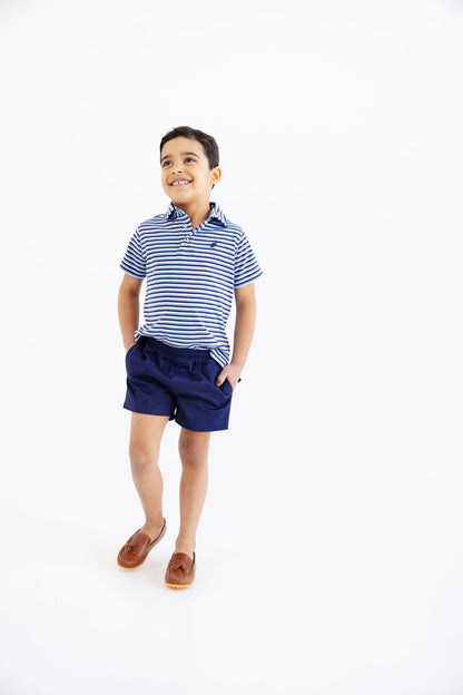 Beaufort Bonnet Sheffield Shorts - Nantucket Navy with Keeneland Khaki Stork