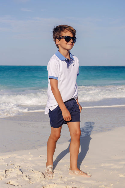 Beaufort Bonnet Sheffield Shorts - Nantucket Navy with Keeneland Khaki Stork
